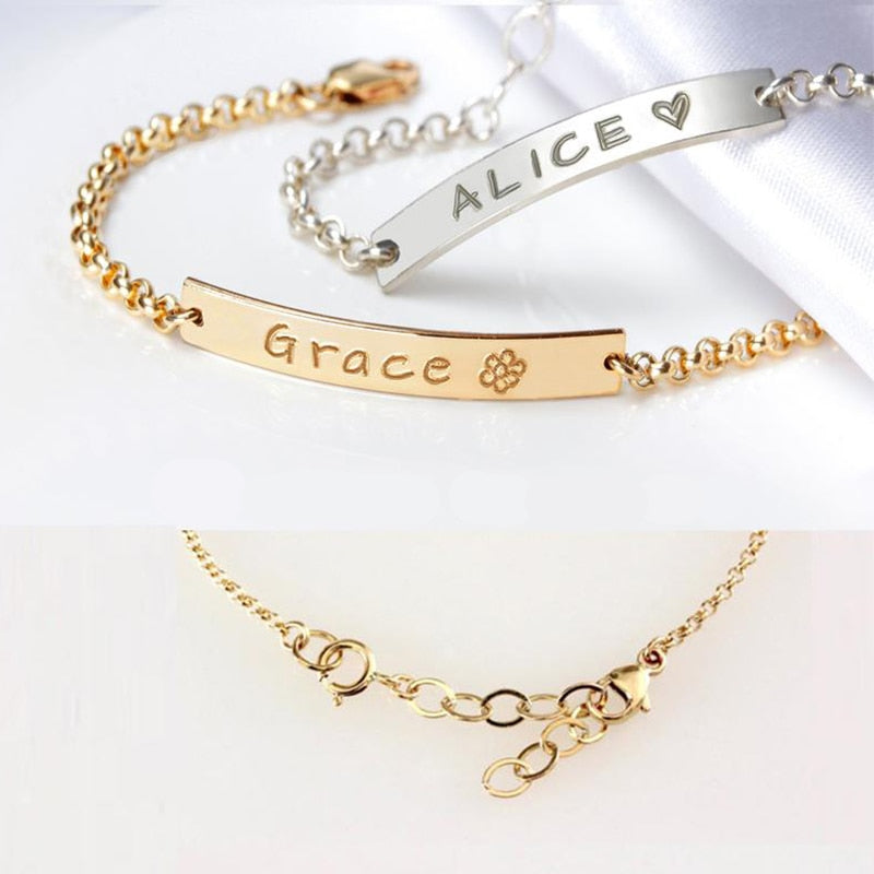 Baby's Stainless Steel Customized Bracelet
